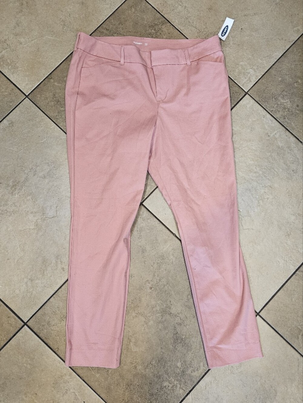 Old Navy Dusty Pink Classic Pixi Ankle Pants